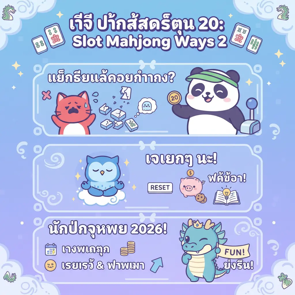 วิธี ปั่นสล็อตทุน 20 - Slot Mahjong ways 2