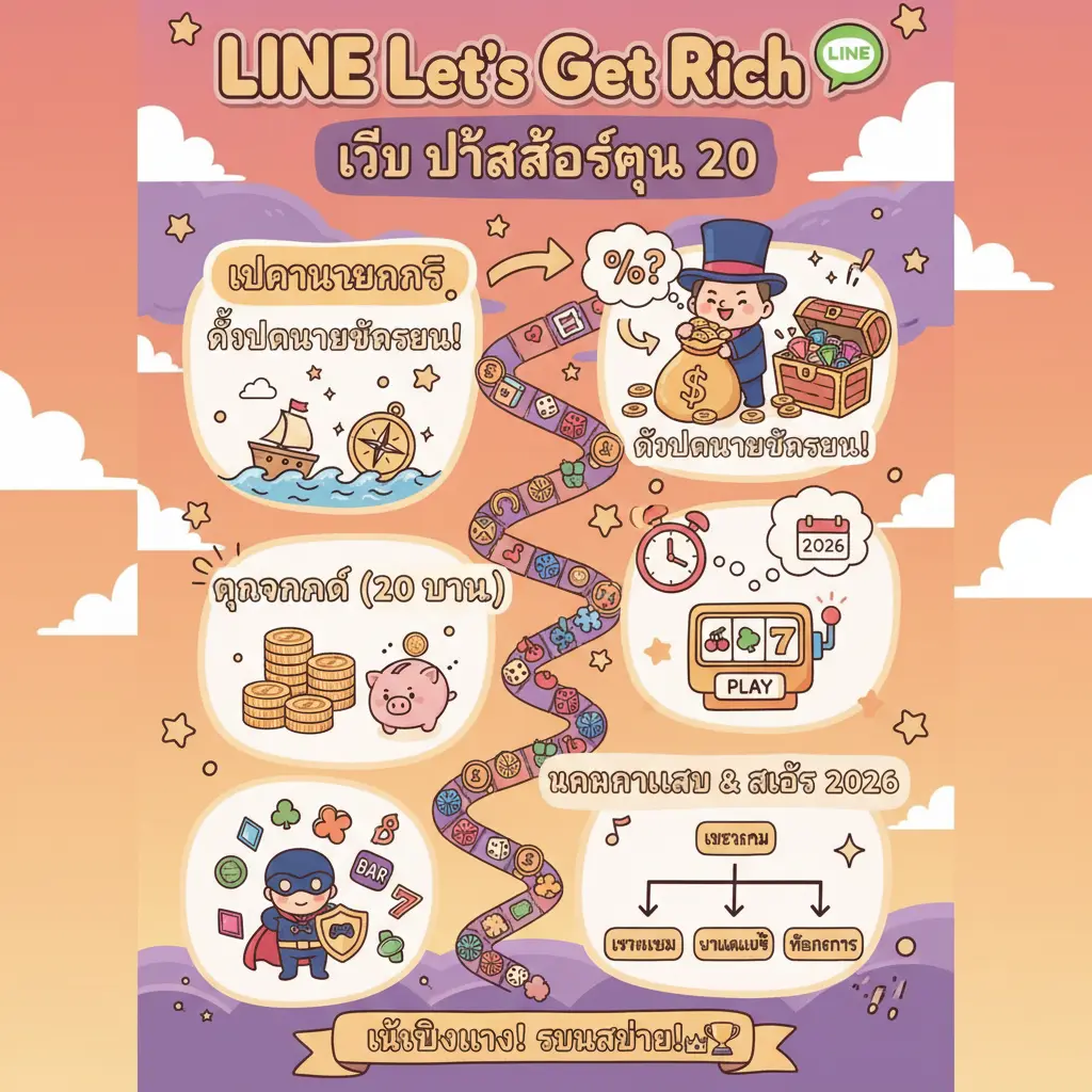 วิธี ปั่นสล็อตทุน 20 - LINE Lets Get Rich