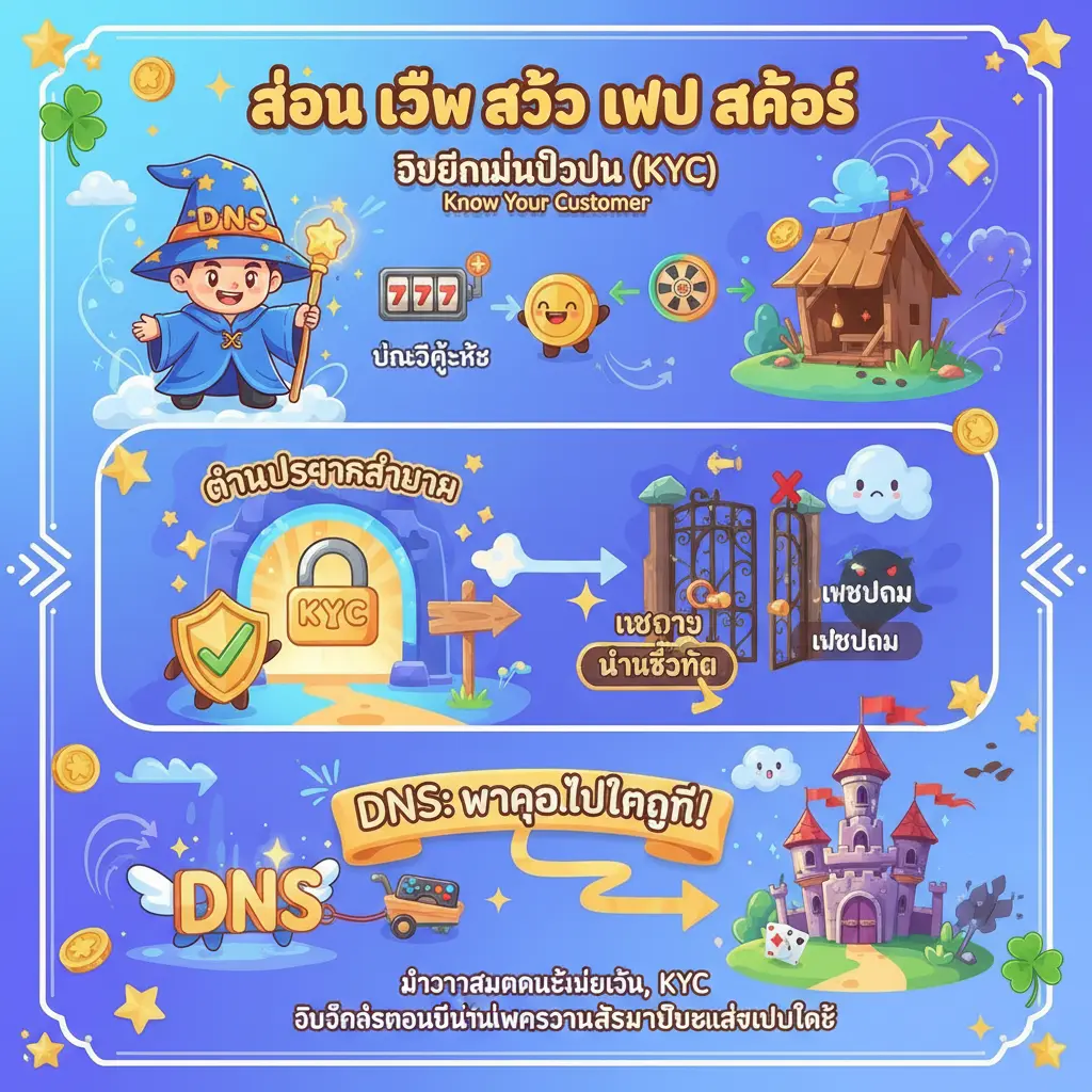 สอน วิธี เข้า เว็บ สล็อต - DNS