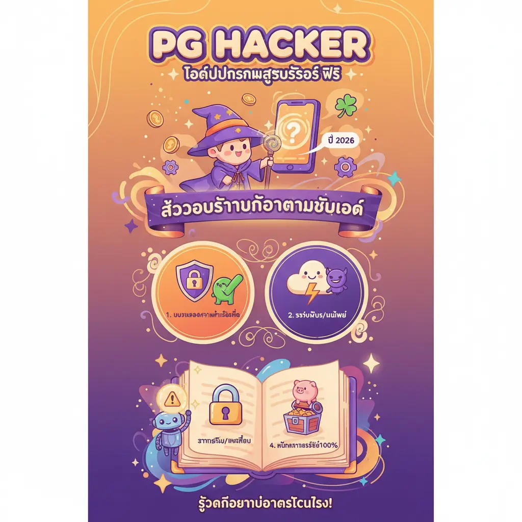 โหลดโปรแกรมสูตรสล็อต ฟรี - PG HACKER
