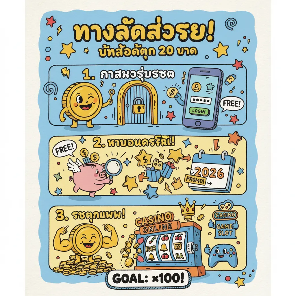 วิธี ปั่นสล็อตทุน 20 - การเข้าสู่ระบบ