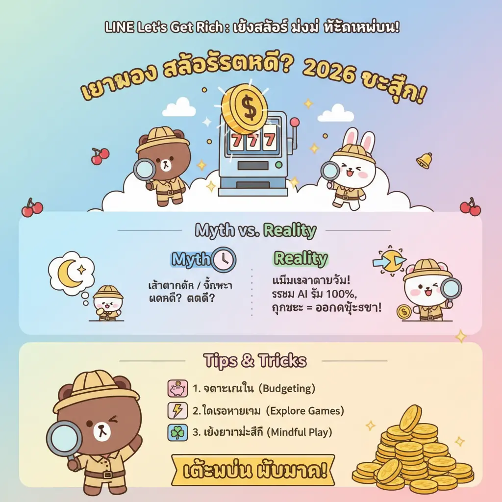 เล่นสล็อต ยัง ไง ให้แตกหมื่น - LINE Lets Get Rich